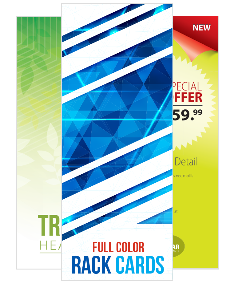 Full Color Rack Cards Printing, Signs & More